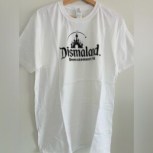 White Banksy Dismaland T-Shirt